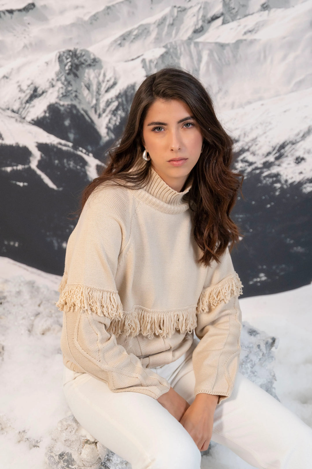 Suéter Wanderlust Mujer Arena