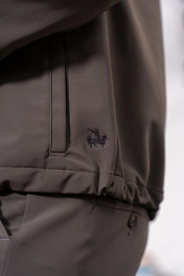 Sueter Clean Fit Hombre Gris Oscuro