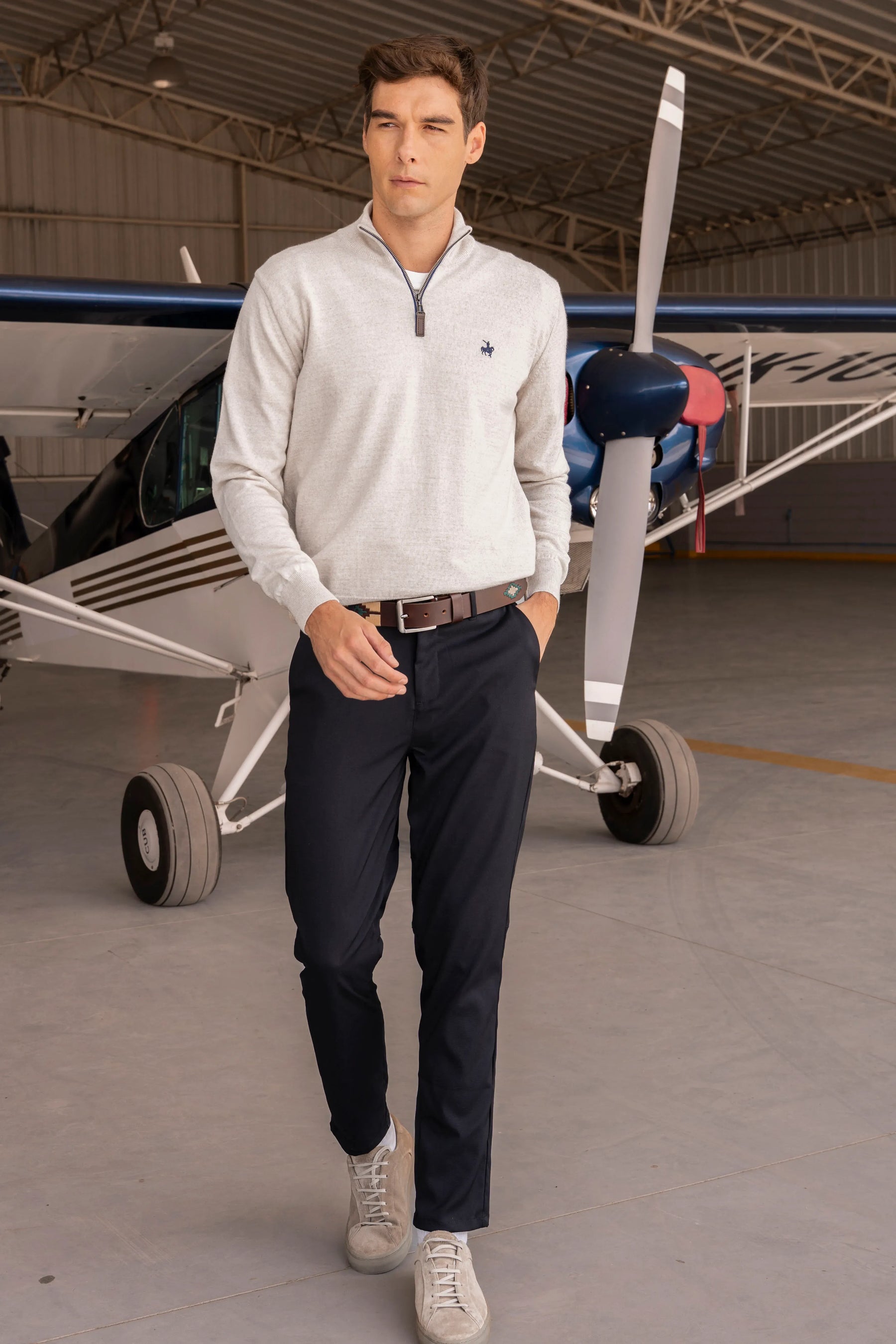 Suéter Halfzip Merino Arena
