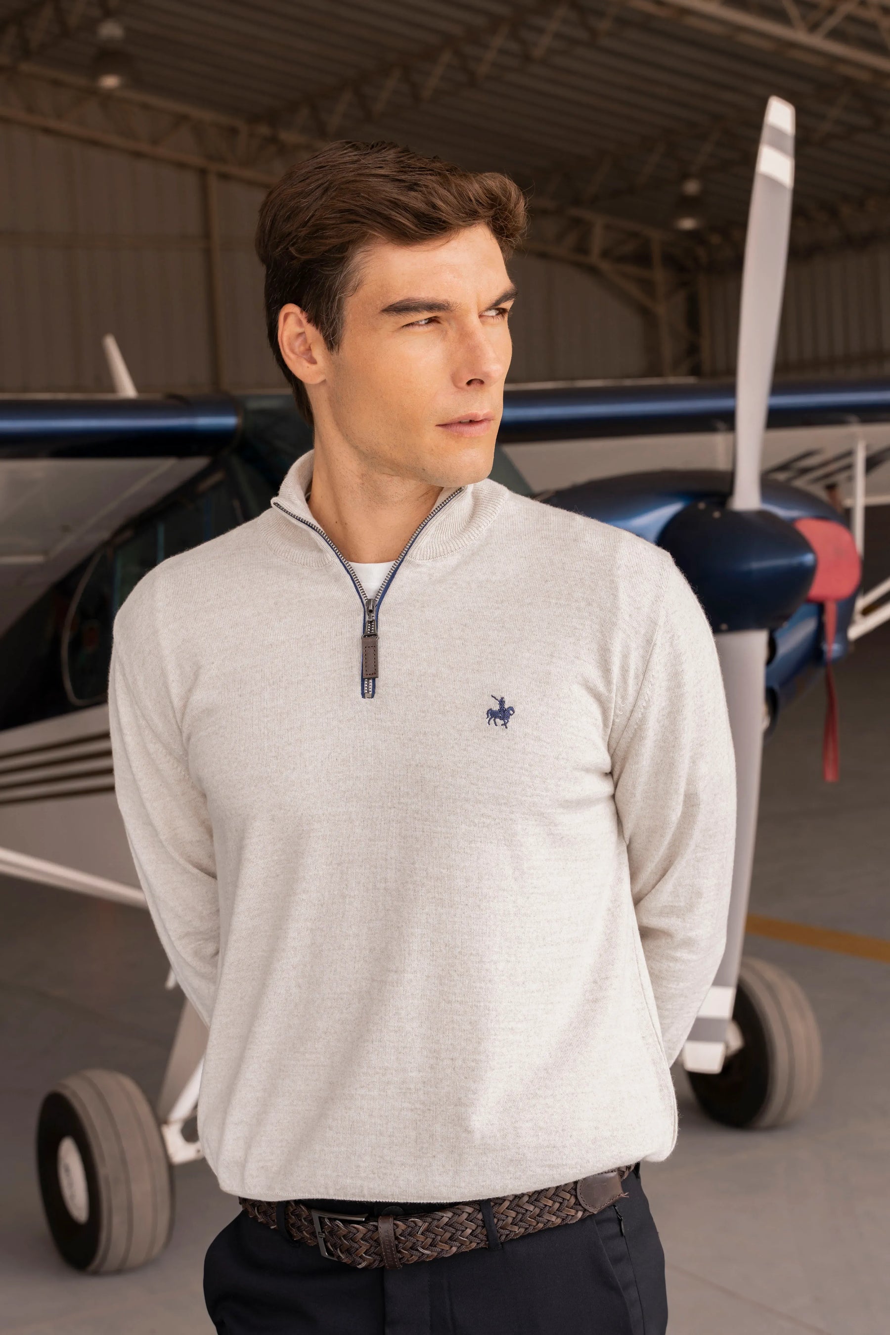 Suéter Halfzip Merino Arena