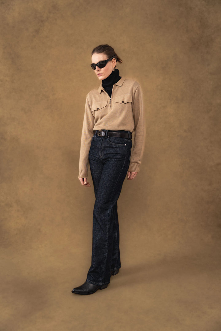 Sueter Laurel Mujer Camel