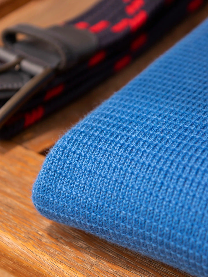 Suéter Halfzip Textured Hombre Azul naval