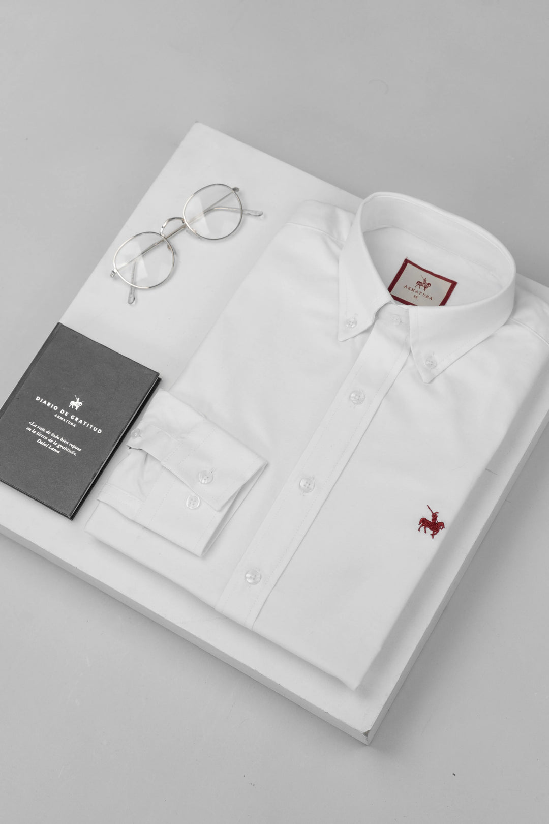 Camisa Basic Essential Hombre Blanca