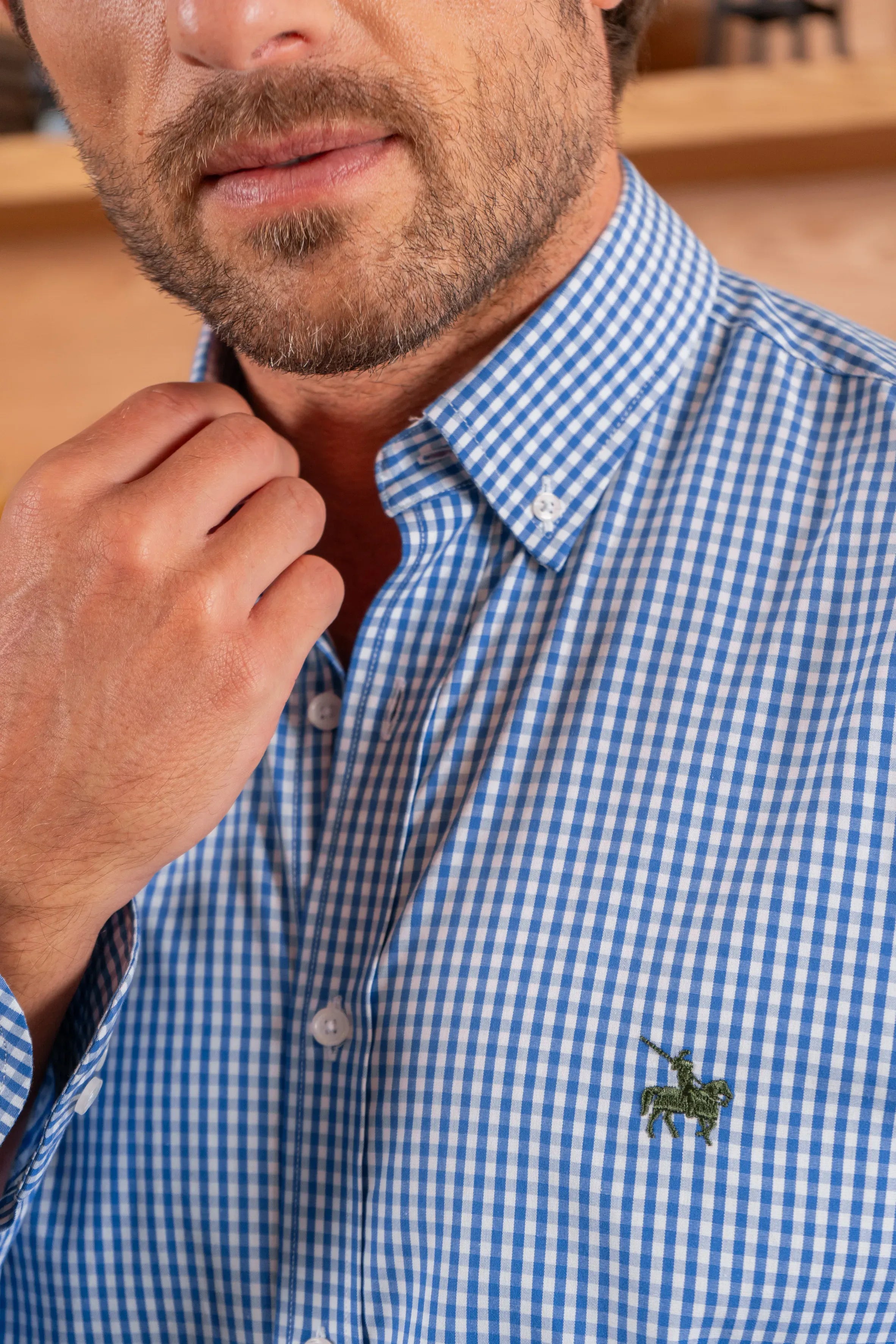 Camisa cuadros colores hombre sales