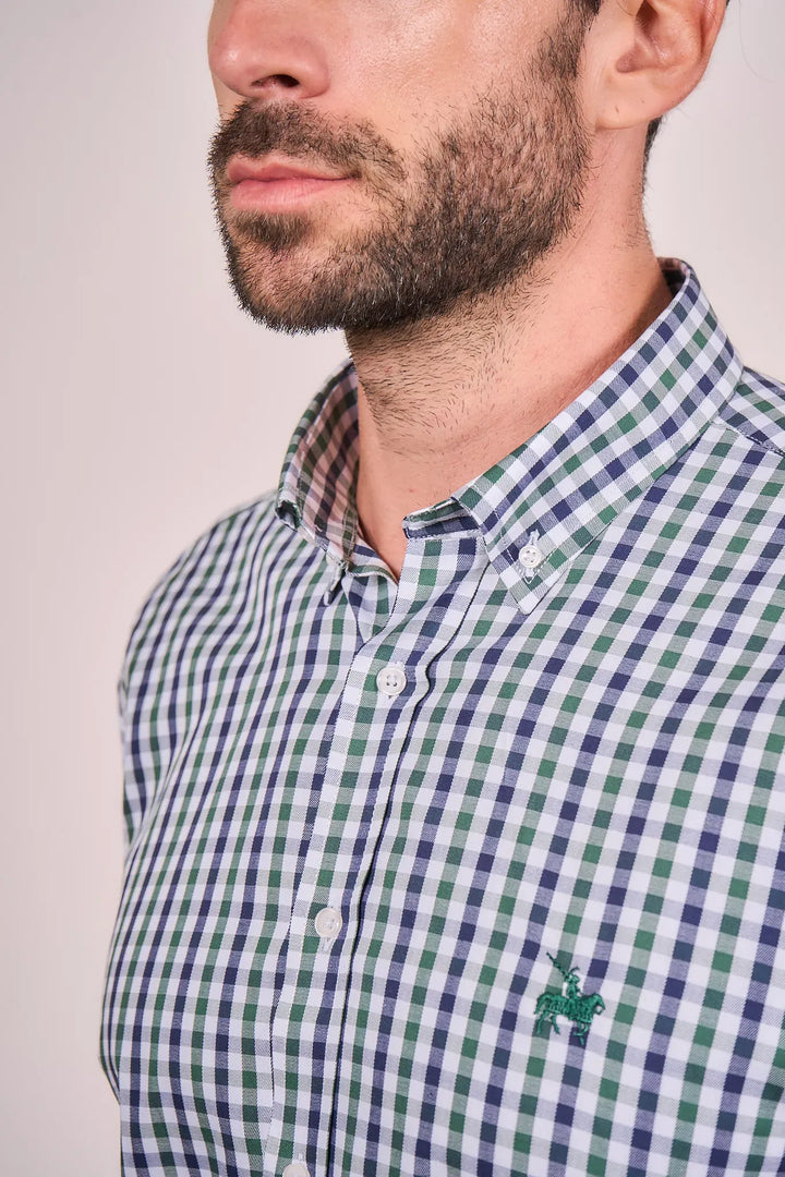 Camisa Granada Hombre Verde