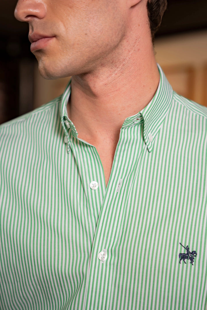 Camisa Cleverton Hombre Verde Claro