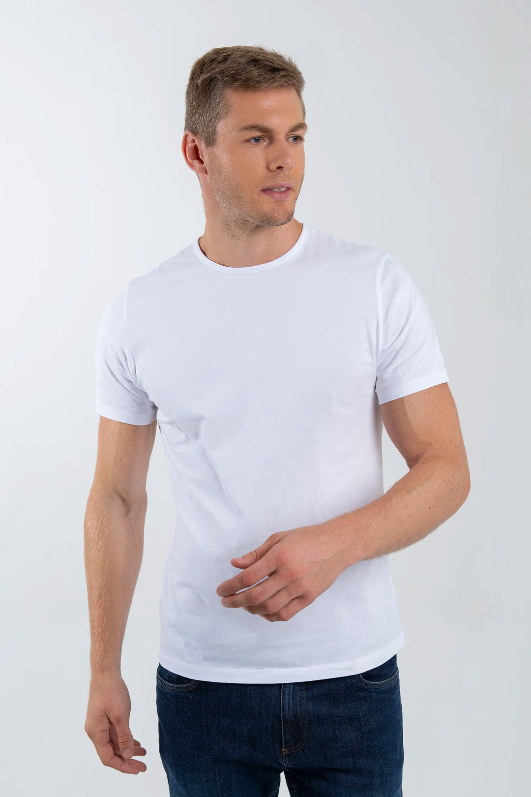 Camiseta Minimal Hombre Blanco