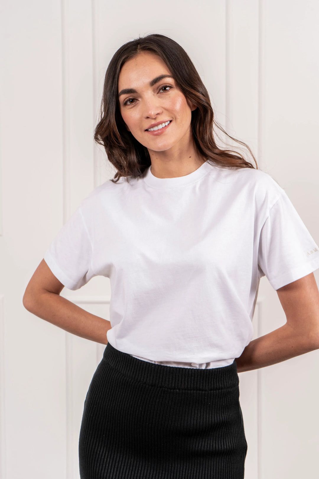 T Shirt Boxy Blanca Mujer