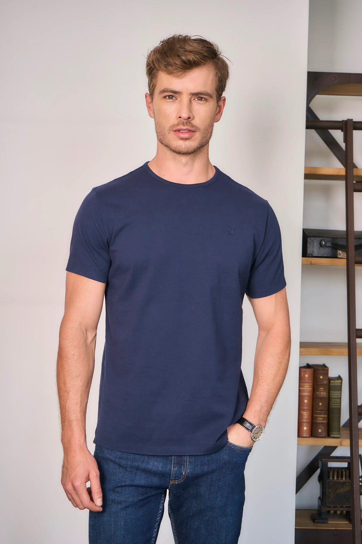 Camiseta Hombre Modern Professional Azul
