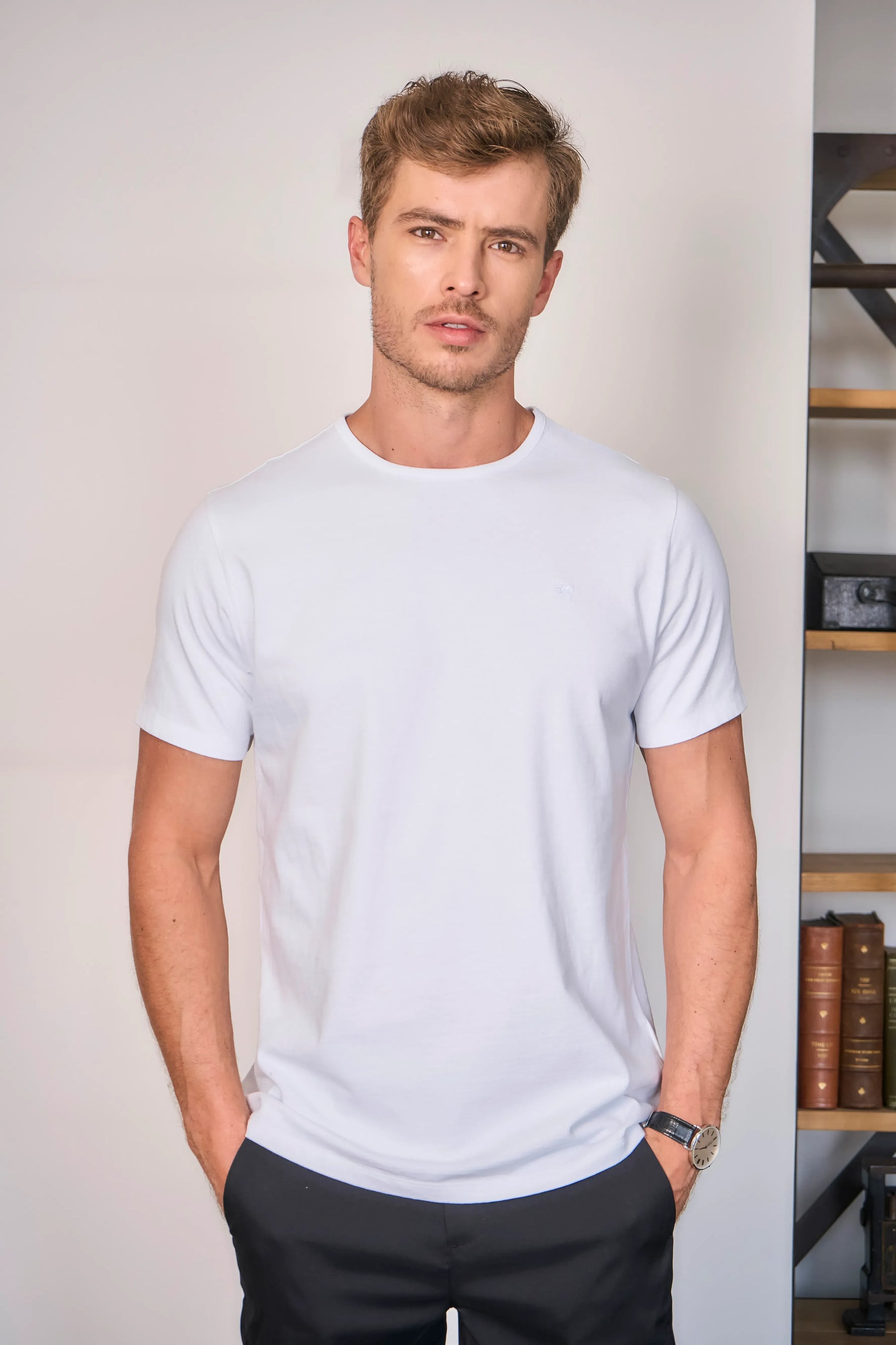 Camiseta Hombre Modern Professional Blanco