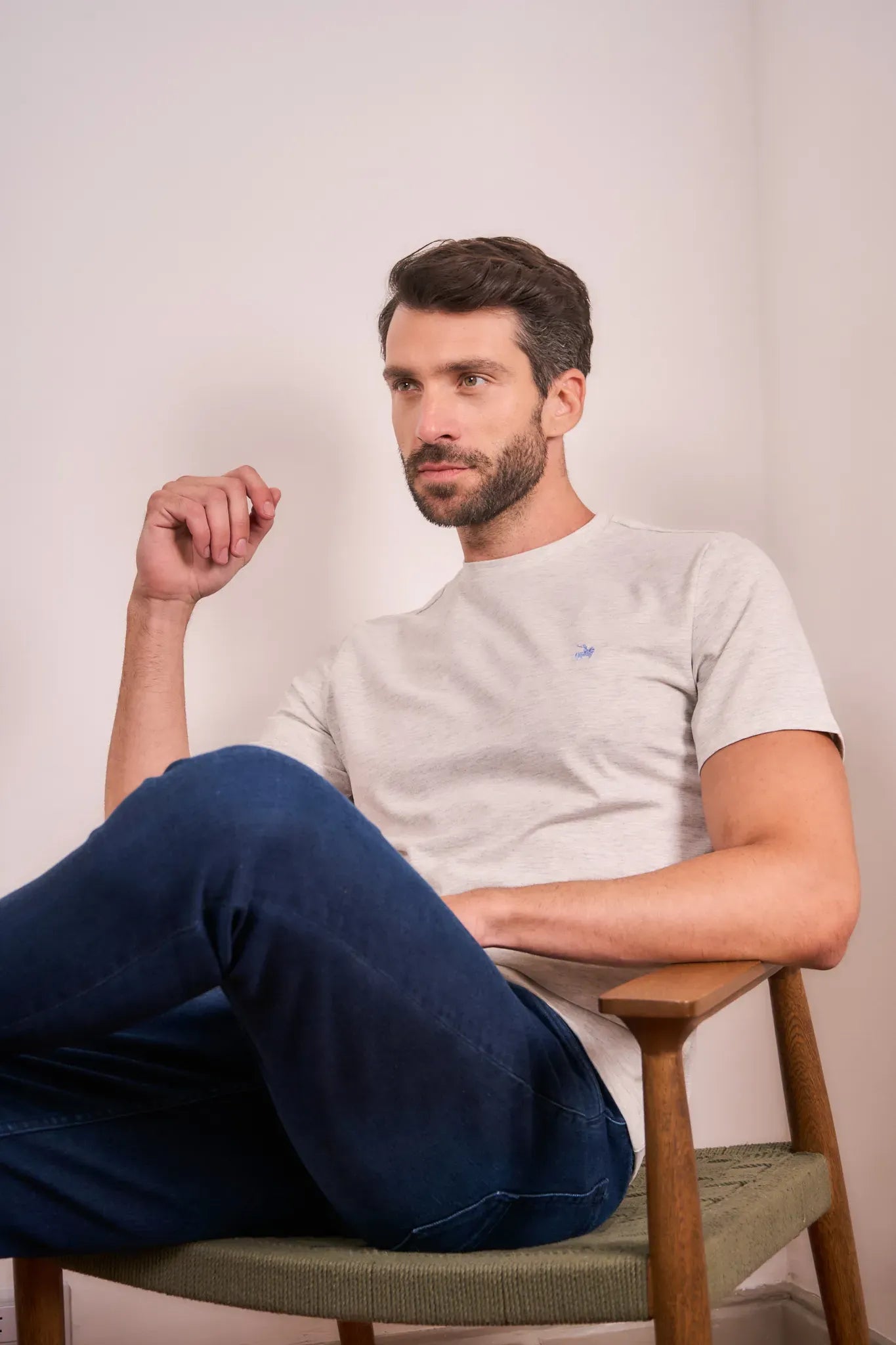 Camiseta Soft Hombre Gris