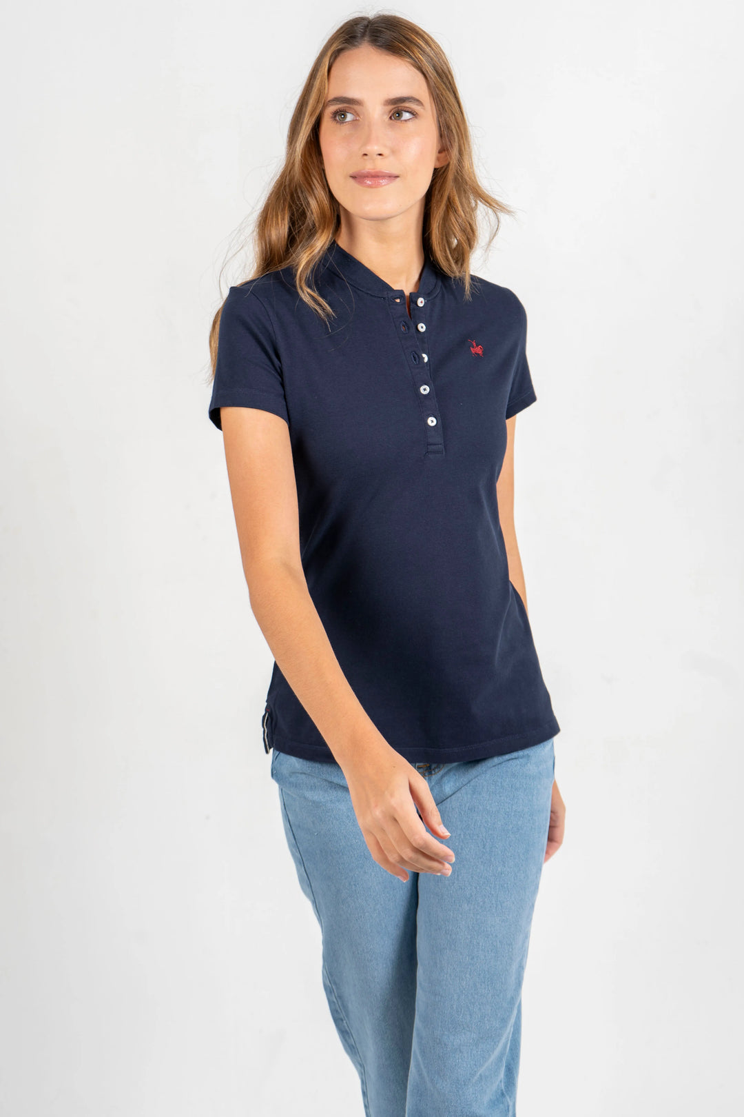 Camiseta Polo Sunrise Azul oscura Mujer Armatura Armatura CO