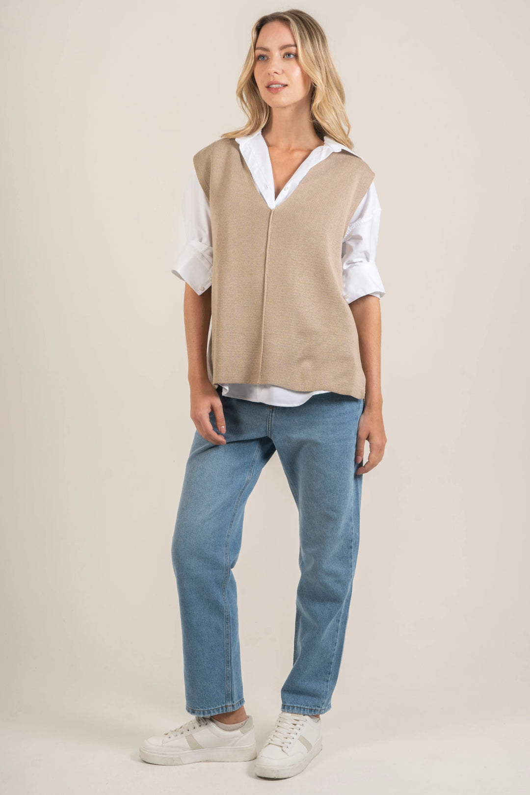 Chaleco Mujer Sweater Vest Arena