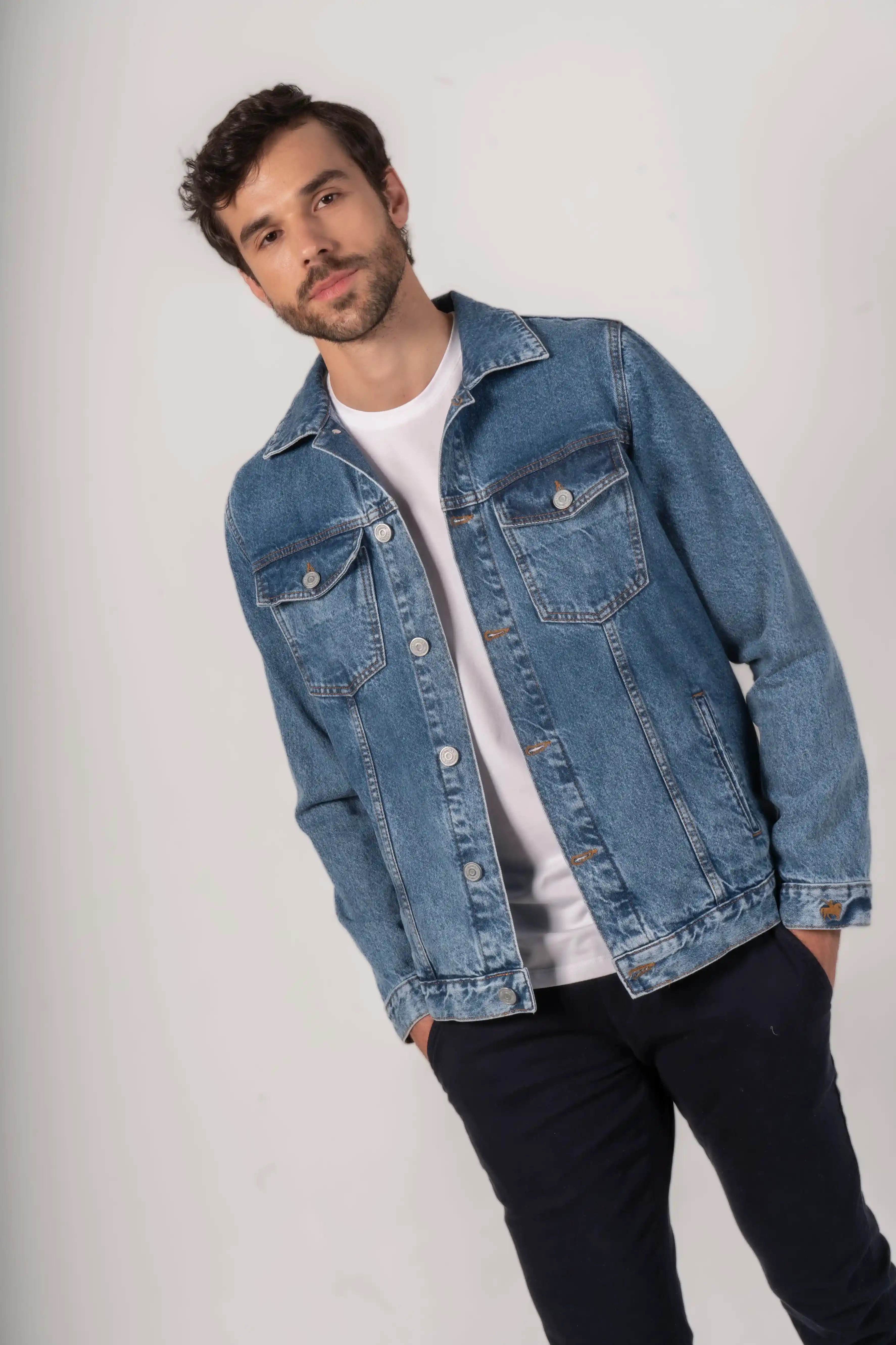 Chaquetas de jeans para hombre hotsell