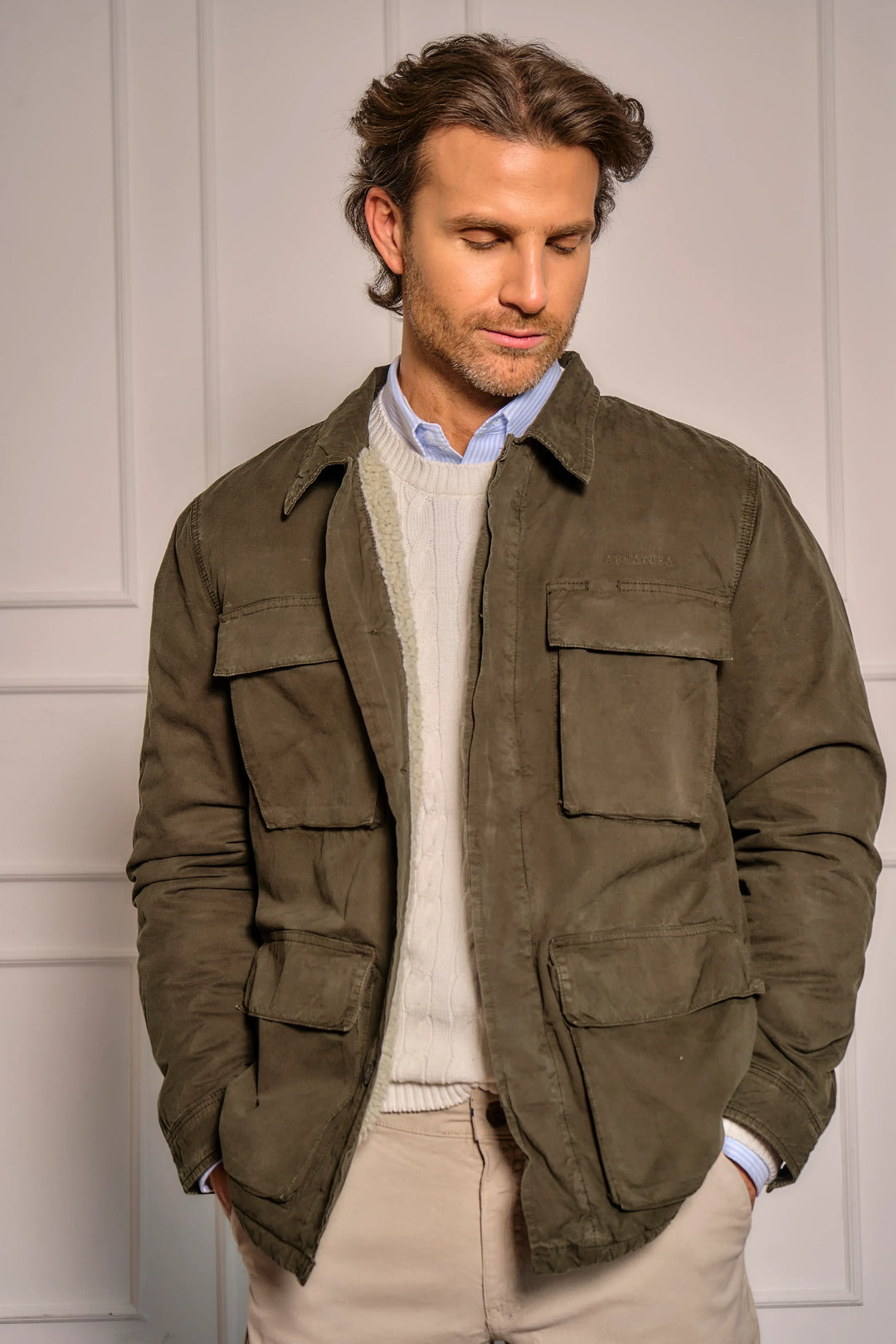 Chaquetas de algodon para hombre best sale