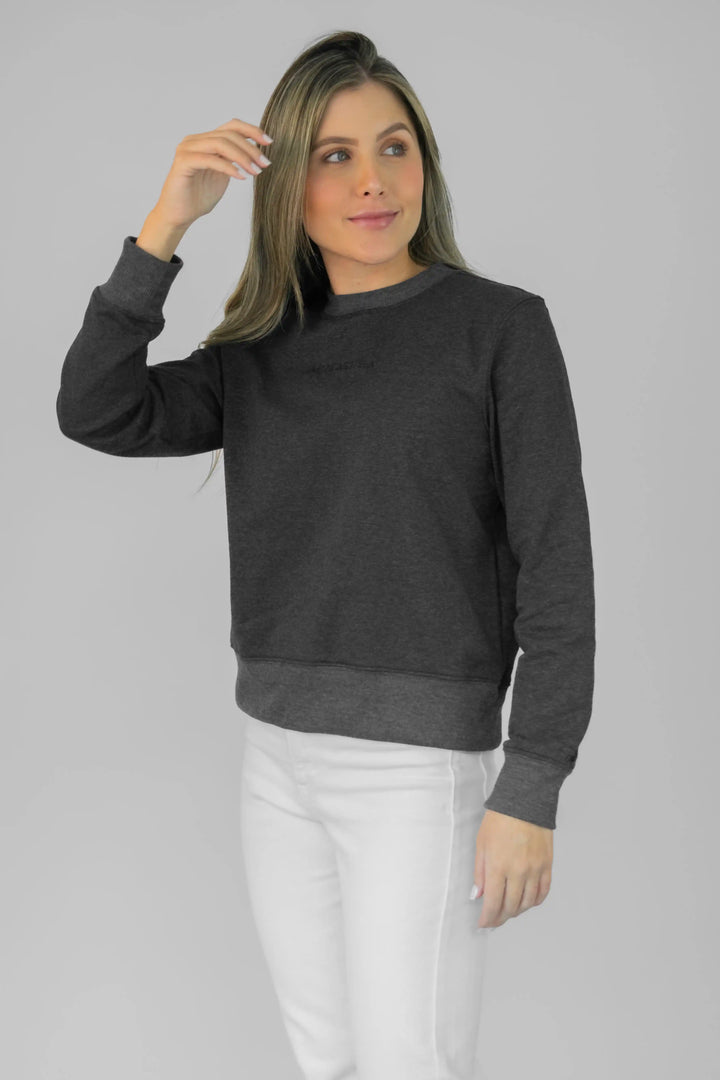 Comfy Jersey Mujer Gris