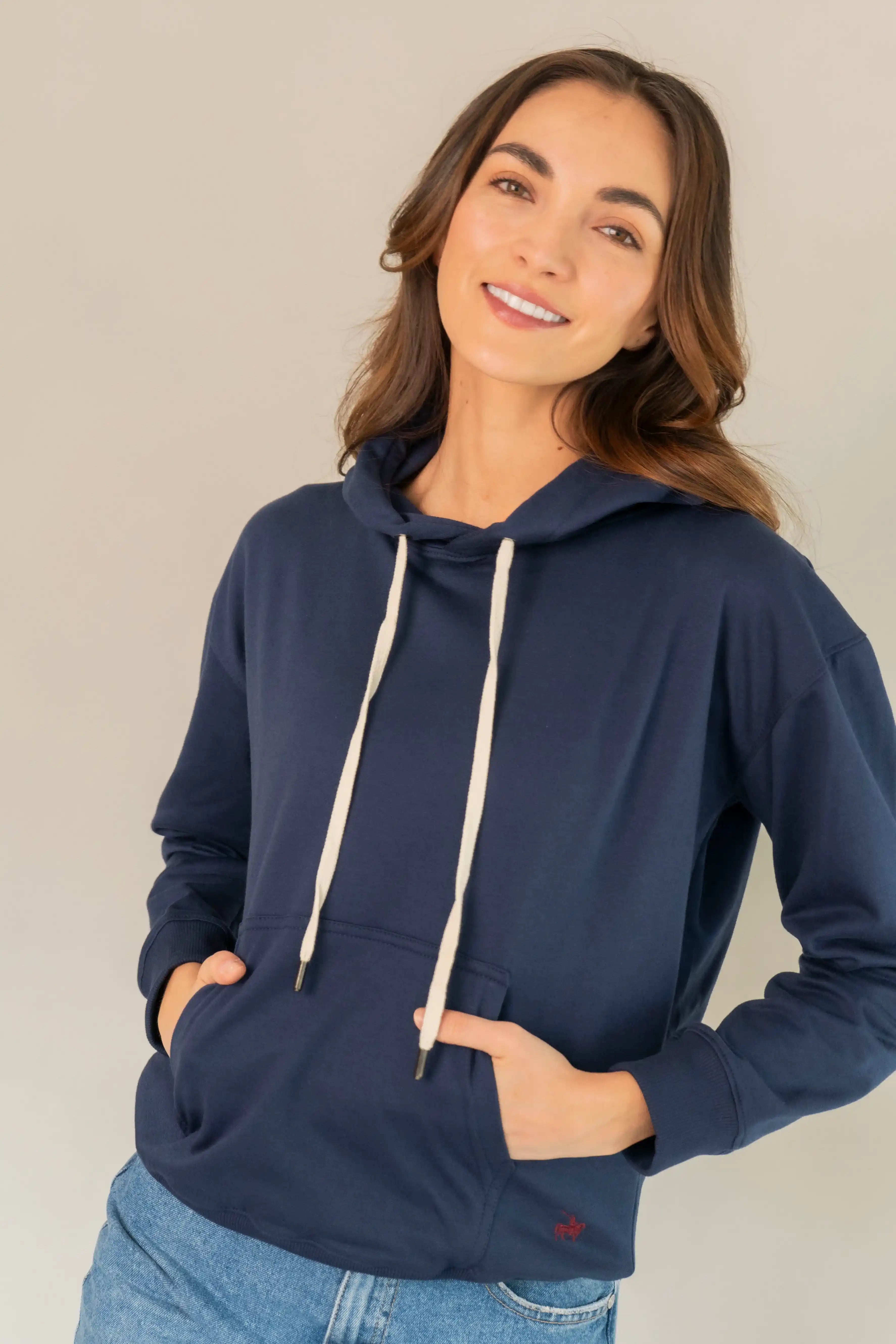 Hoodie azul clearance