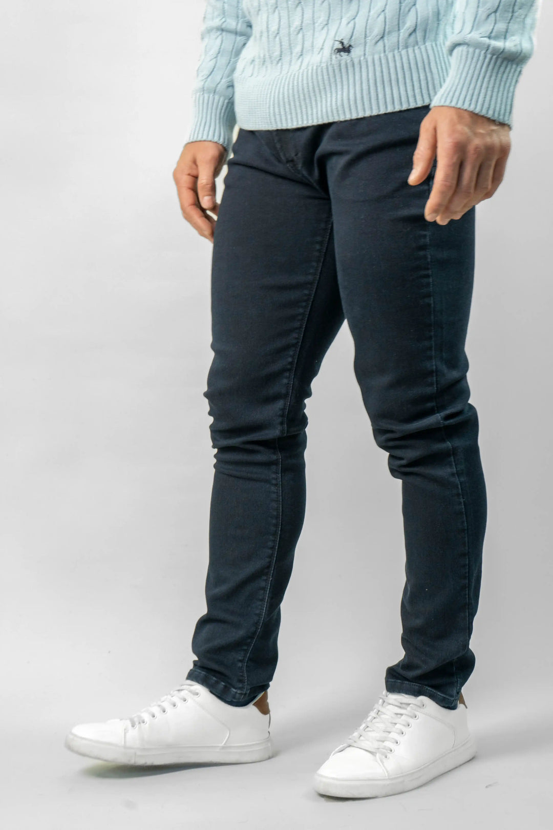 Skinny Jeans Hombre Azul Oscuro