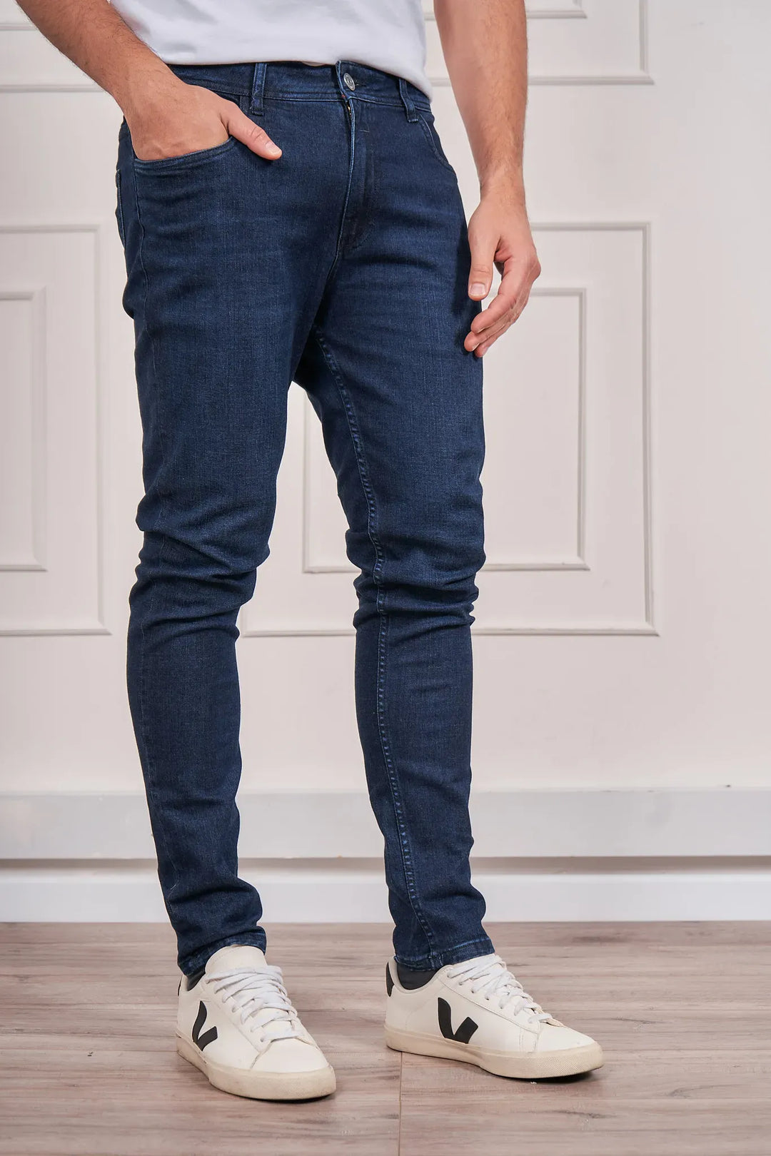 Modern Jean Hombre Azul Oscuro