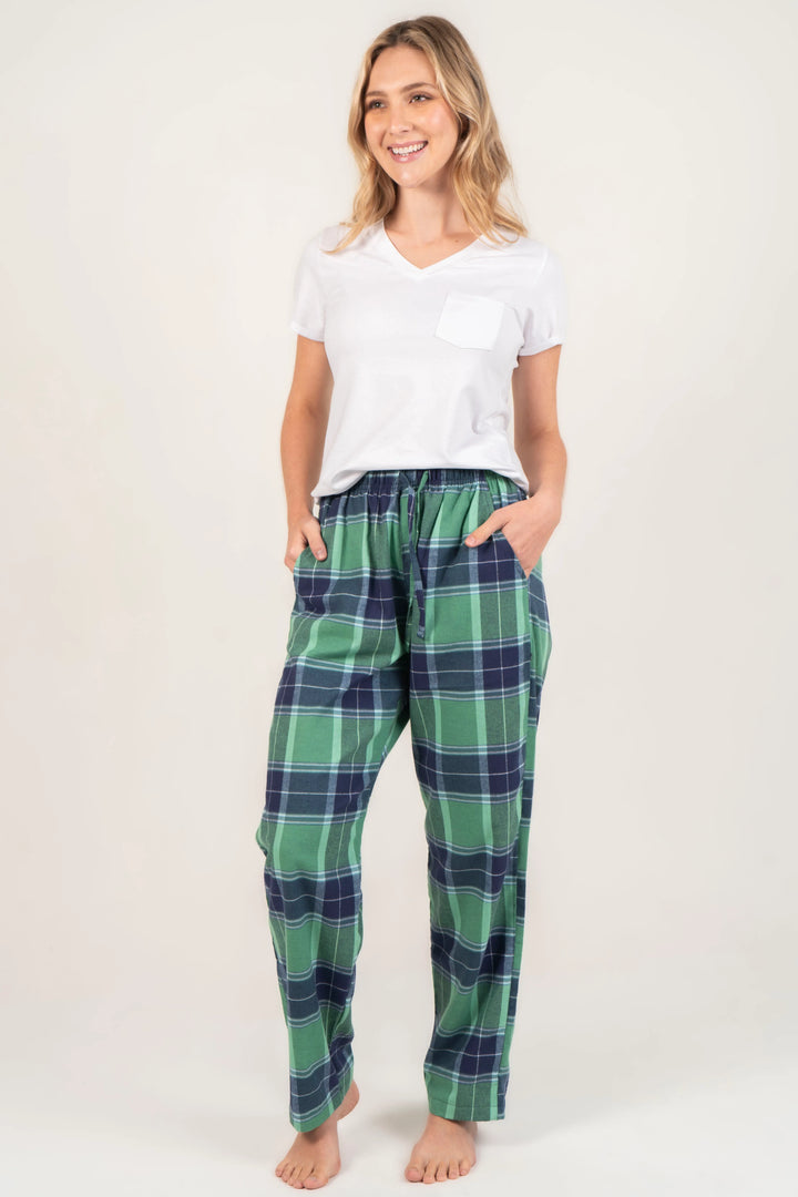 Pantalón Pijama Verde Mujer