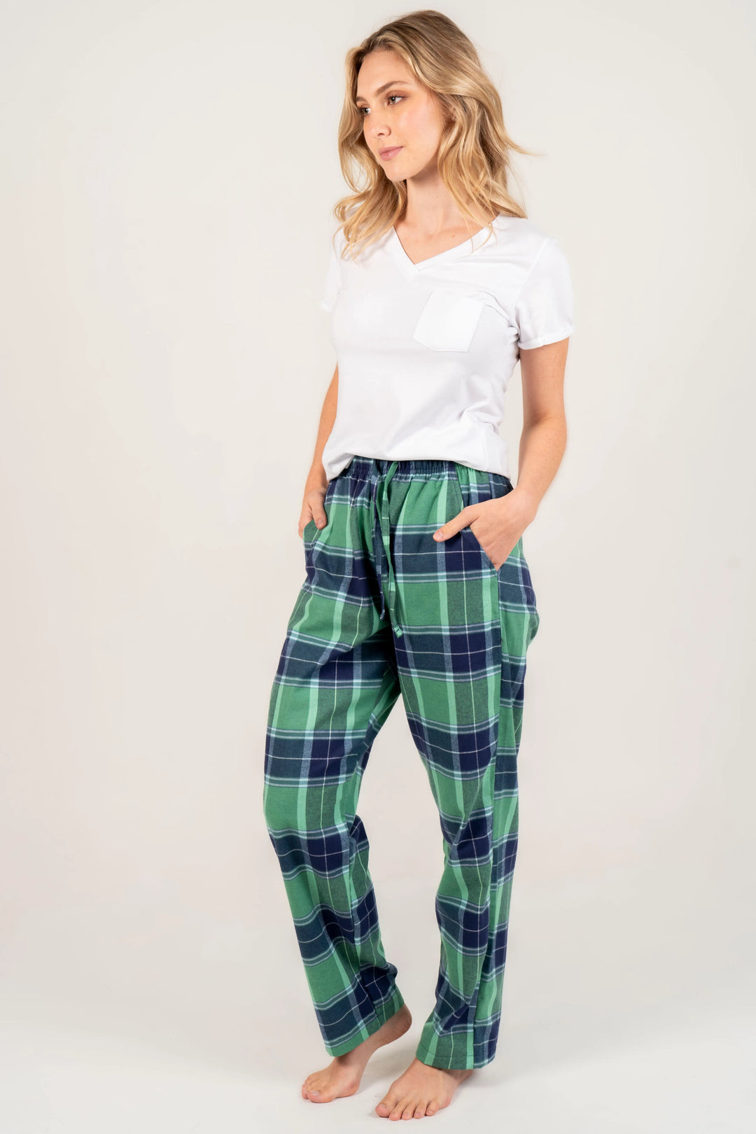 Pijama verde mujer hot sale