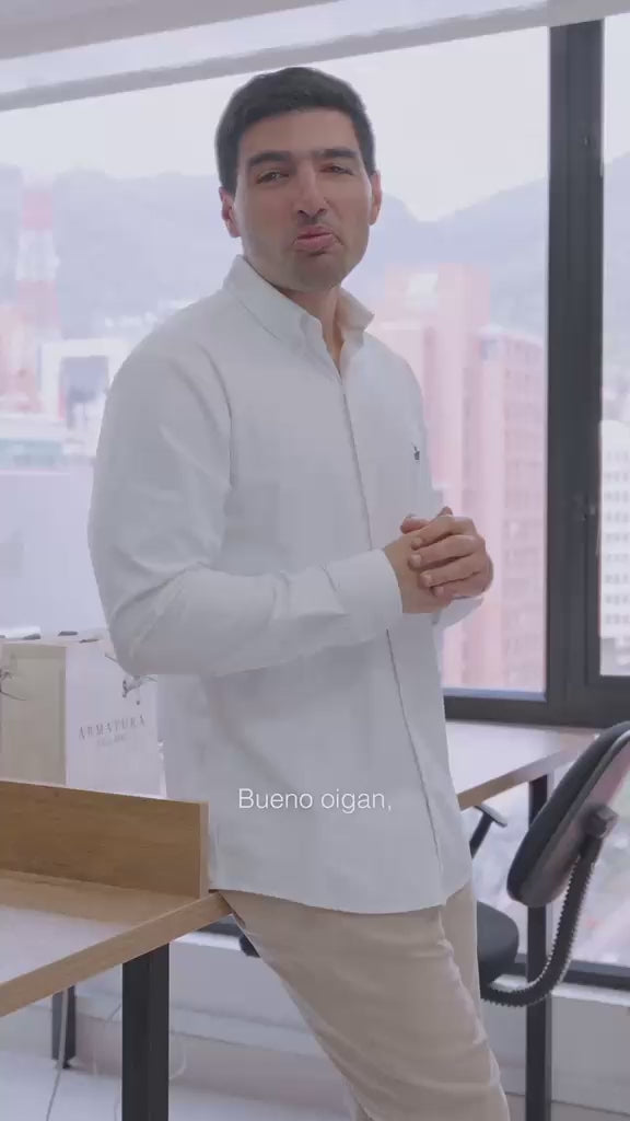 Camisa Motion Hombre Azul Oscuro