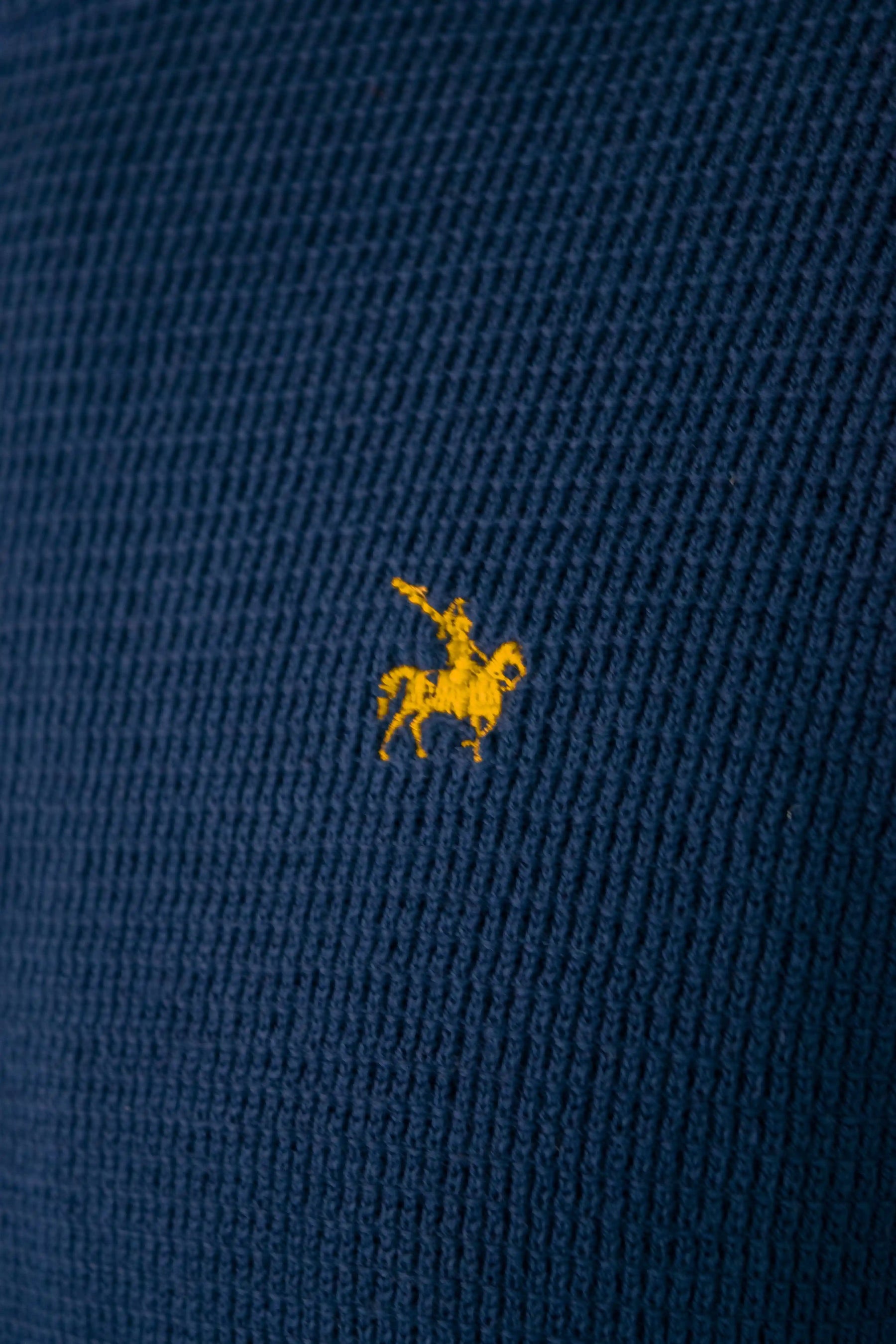 Suéter Textured Cuello Redondo Azul