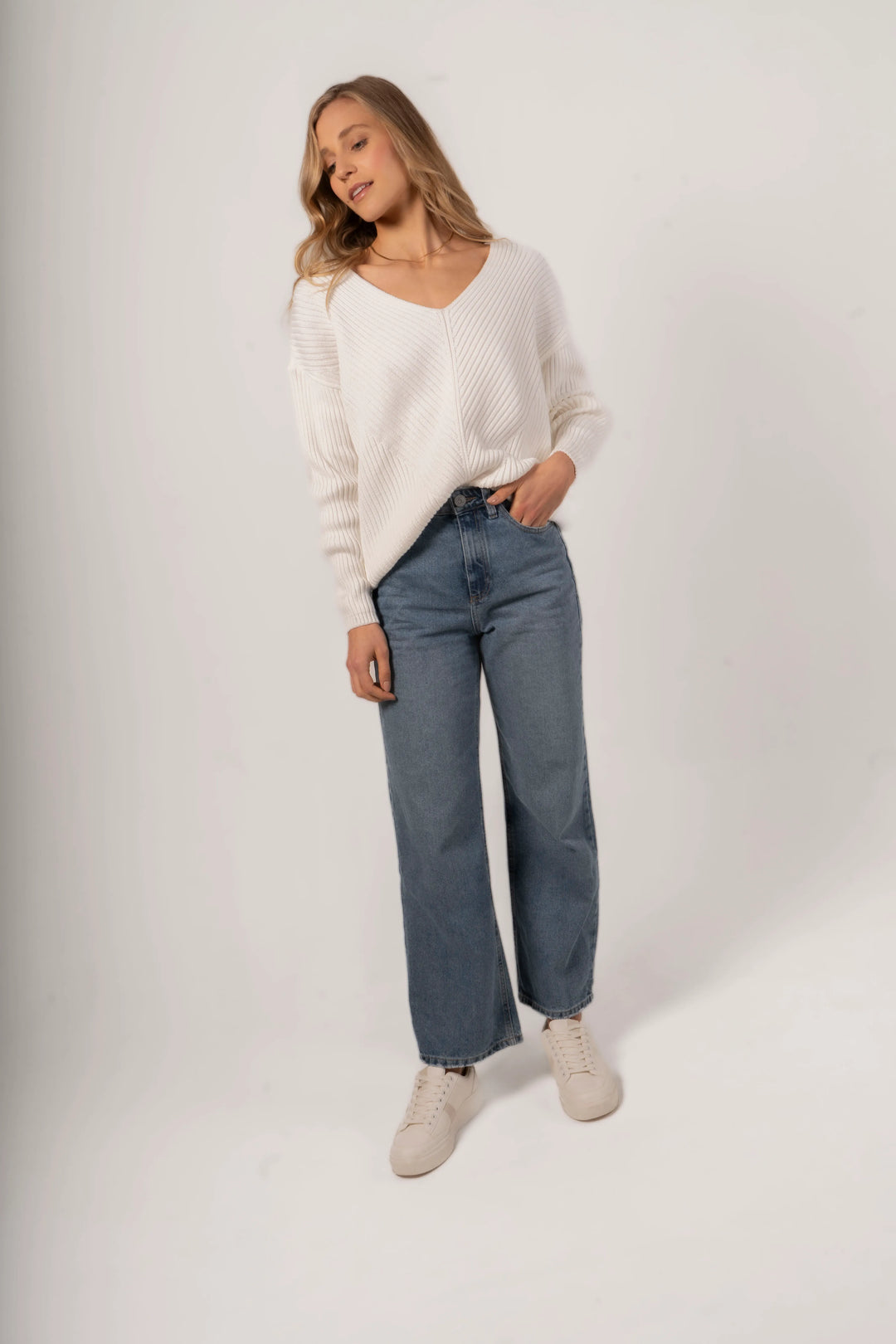 Suéter Cavalieri Mujer Hueso