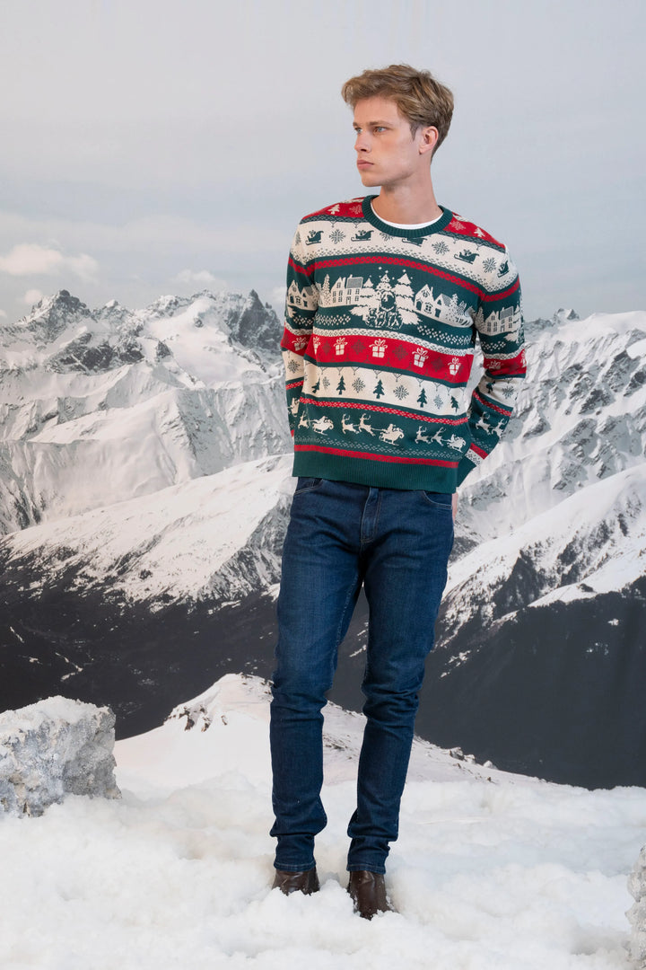 Not So Ugly Sweater Hombre Verde