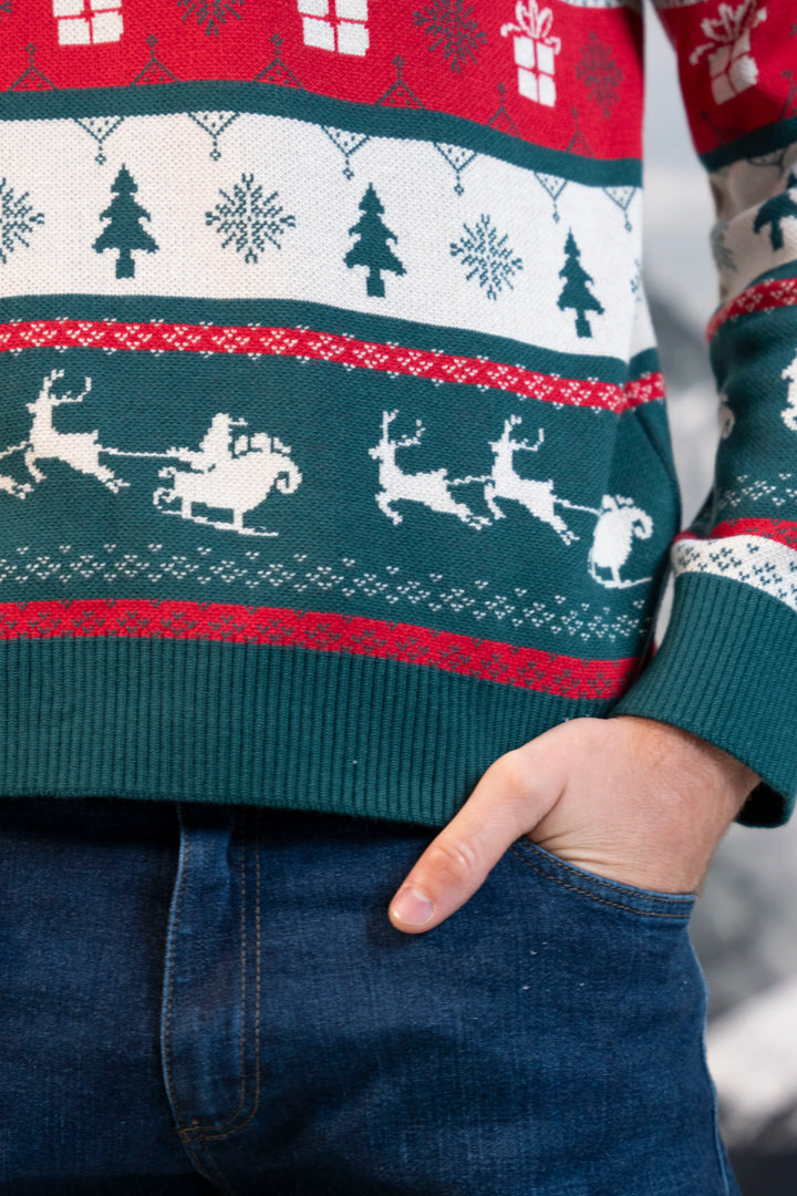 Not So Ugly Sweater Hombre Verde