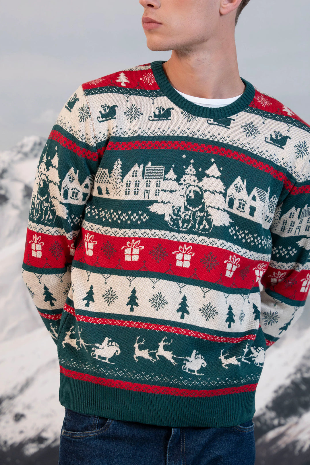 Not So Ugly Sweater Hombre Verde