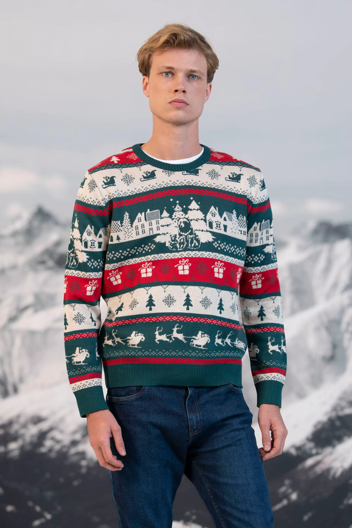 Not So Ugly Sweater Hombre Verde