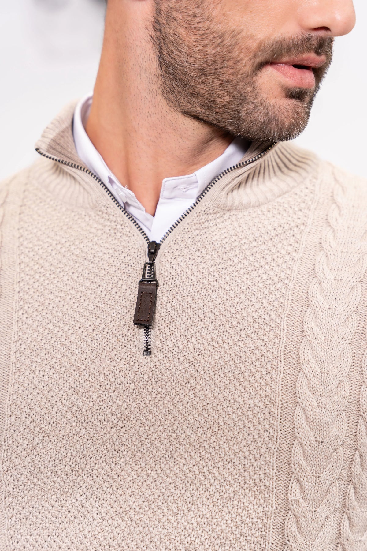 Halfzip Torino Hombre Arena