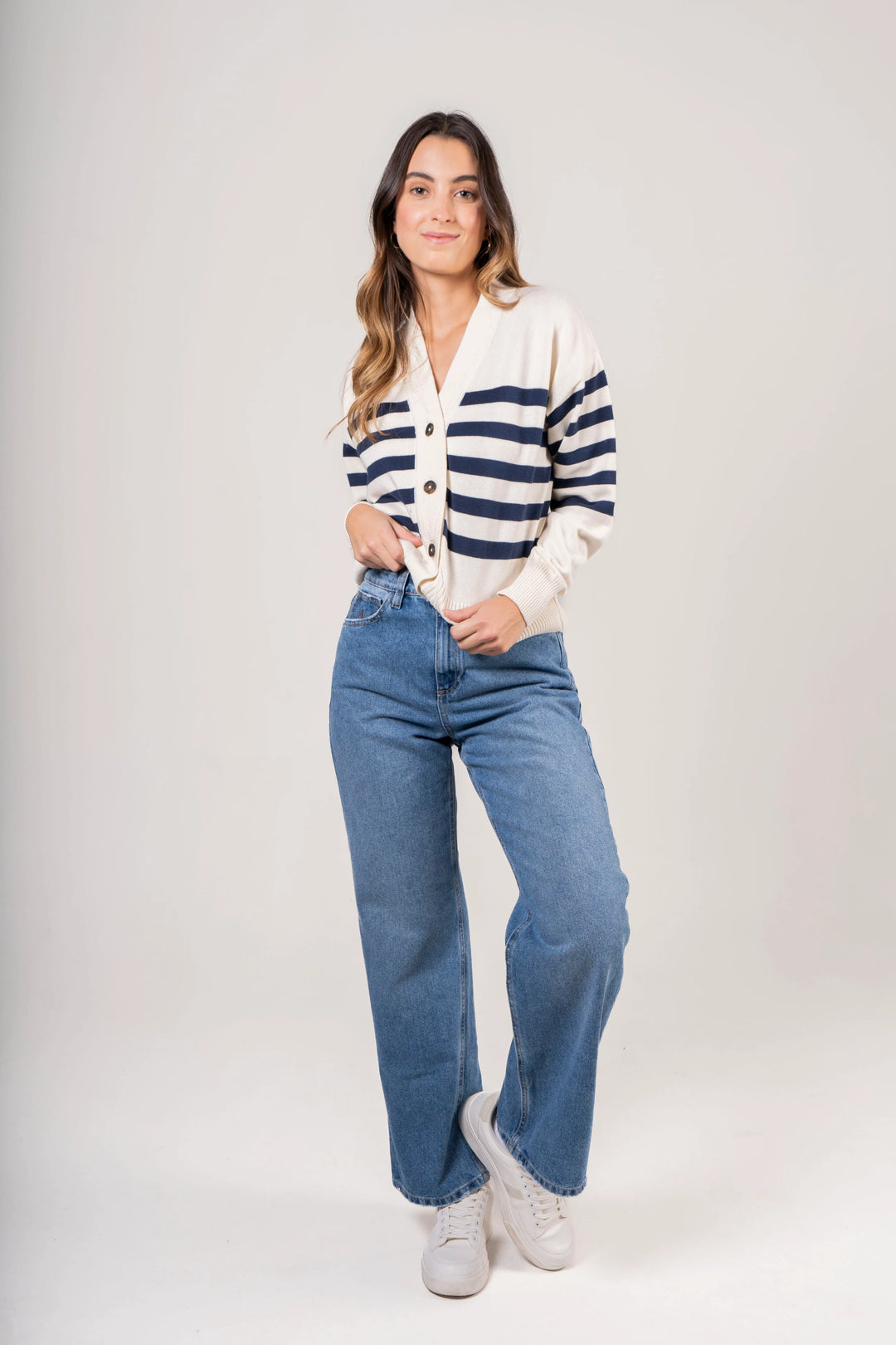 Su ter Abierto Cardigan Mujer Hueso Armatura Armatura CO