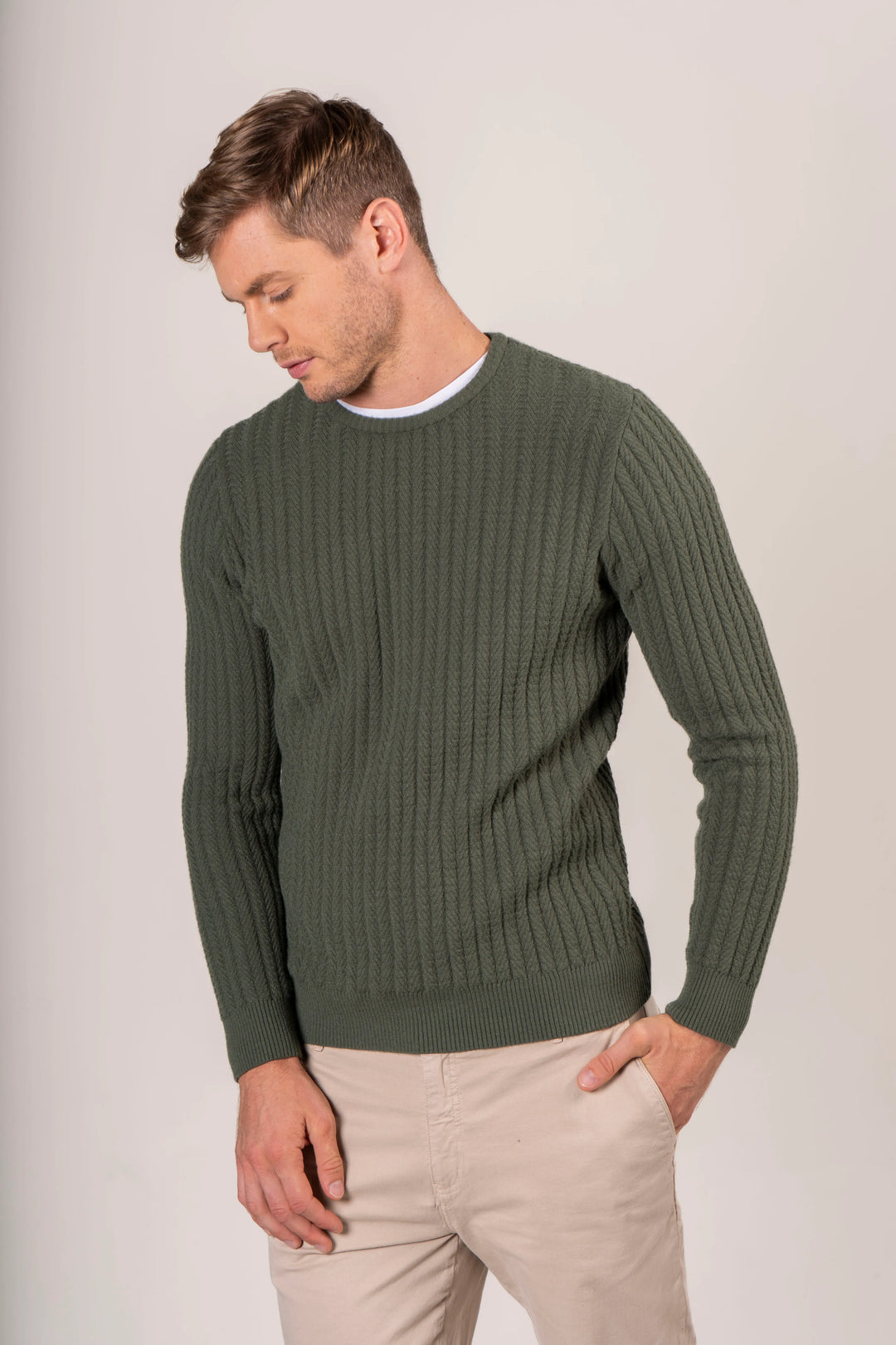 Suéter Lisboa Verde Hombre