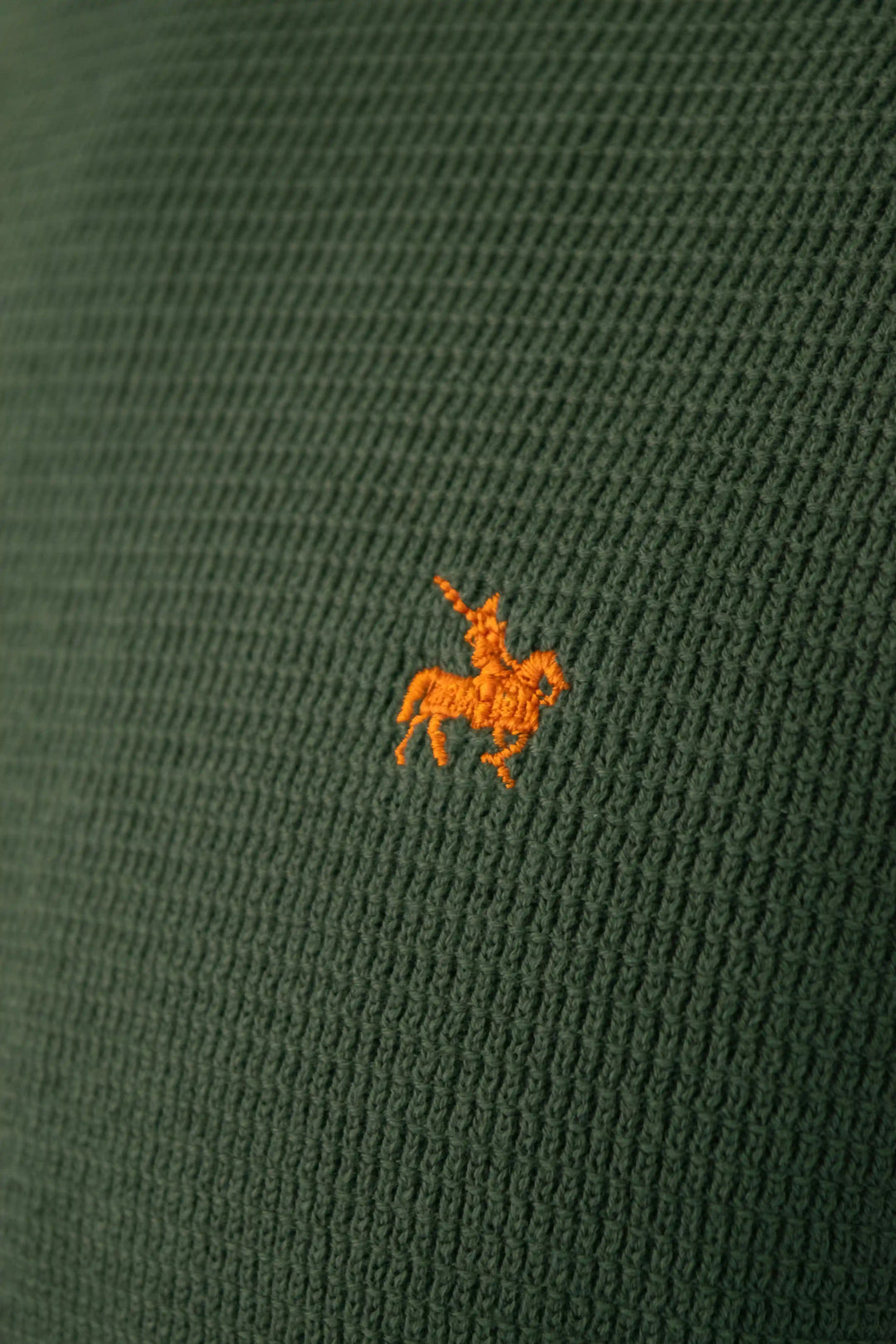 Suéter Textured Cuello Redondo Verde