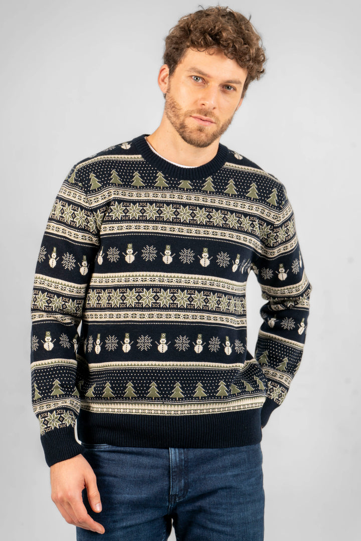 Suéter Not So Ugly Sweater Azul Hombre