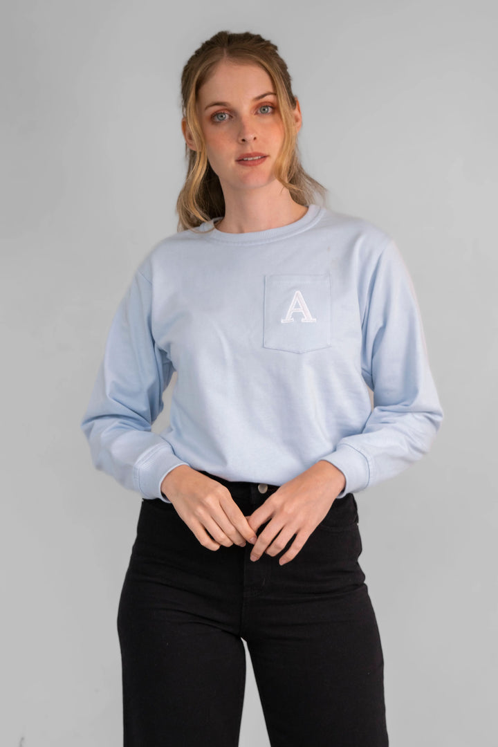 Sweatshirt Ivy League Azul claro